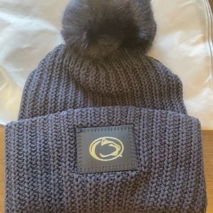 Brand new Love Your Melon Penn State Nittany Lion navy Pom Beanie Unisex